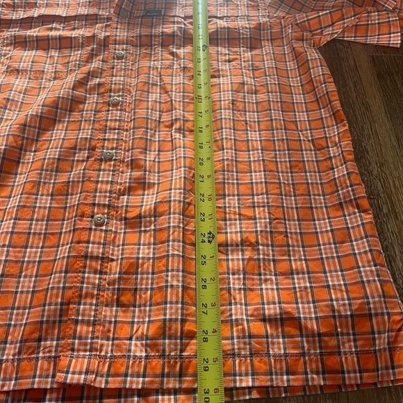 2/40$Bass short sleeve orange shirt size large - Picture 5 of 7
